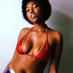 The Sugarpuss Collection Star Superheroine Bikini Top