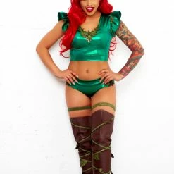 Leg Avenue Vine Leg Wraps In Green