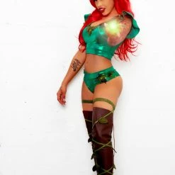 Leg Avenue Vine Leg Wraps In Green