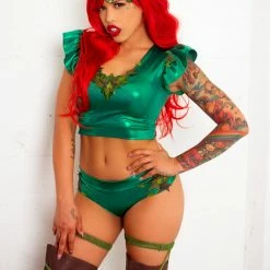 Leg Avenue Vine Leg Wraps In Green