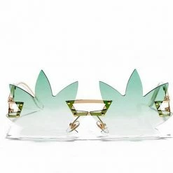 The Sugarpuss Collection MaryJane Sunglasses In Ombre Green Sunglasses, Shades, Sunnies!