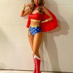 The Sugarpuss Collection Costumes Star Superheroine Classic Briefs In Metallic Stars