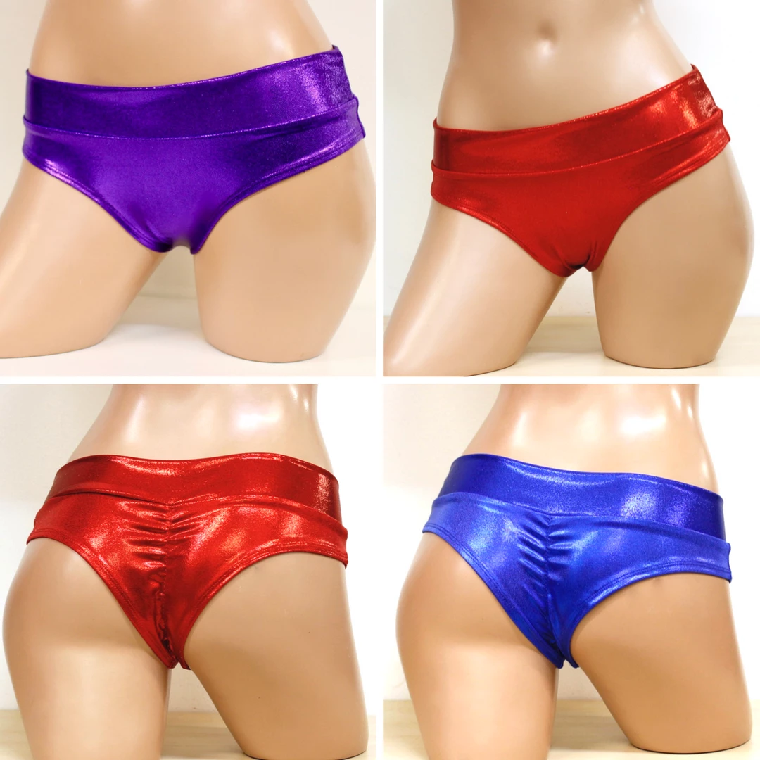 The Sugarpuss Collection Rollergirls And Disco Babes Hologram Lowrise Cheeky Bottoms In Solid Colors 1 The Sugarpuss Collection Rollergirls And Disco Babes Hologram Lowrise Cheeky Bottoms In Solid Colors