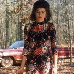 The Sugarpuss Collection Mona Lisa Vito Floral Catsuit With Zipper Back Costumes