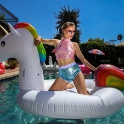 The Sugarpuss Collection Hologram Jogger Short In Baby Blue