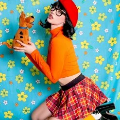 The Sugarpuss Collection Brains Of The Mystery Gang Plaid Schoolgirl Set Modern Plaids