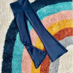 The Sugarpuss Collection Highwaist Bell Bottoms In Navy
