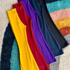 The Sugarpuss Collection Highwaist Bell Bottoms In Black 70s Bells & Retro Tops