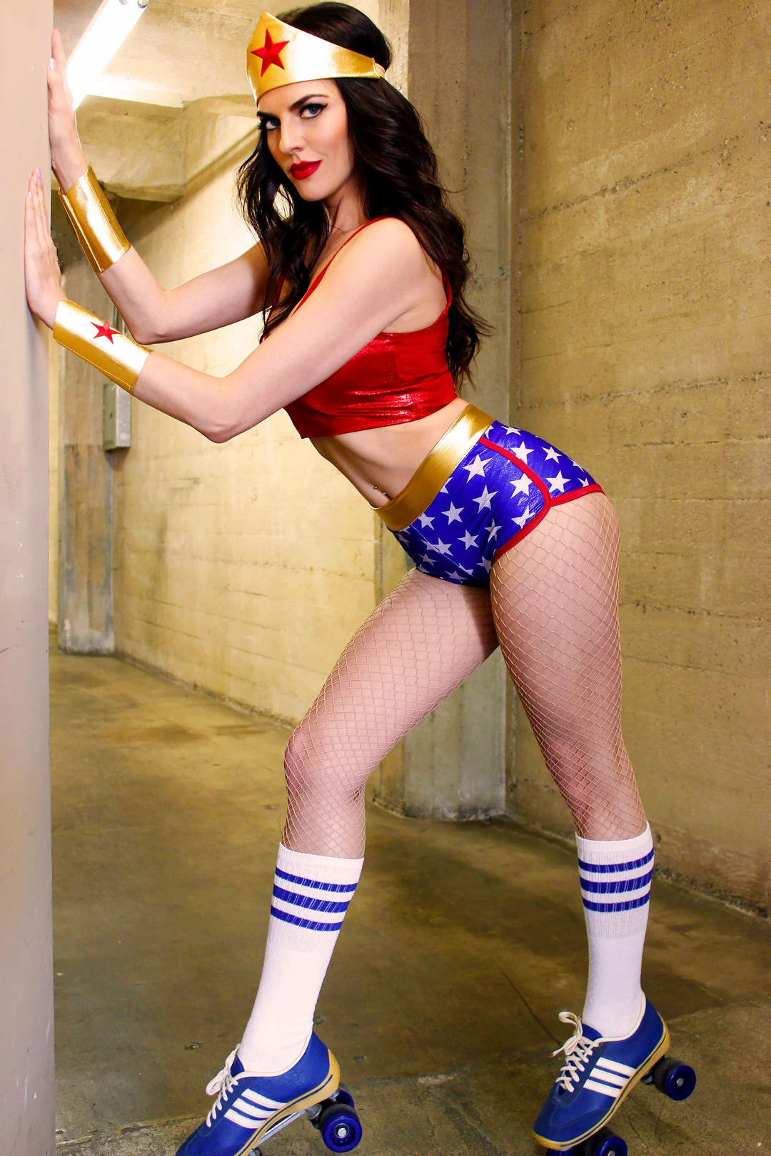 The Sugarpuss Collection Rollergirls And Disco Babes Star Superheroine Rollergirl Costume Set 1 The Sugarpuss Collection Rollergirls And Disco Babes Star Superheroine Rollergirl Costume Set