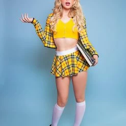 The Sugarpuss Collection Plaid Highwaist Mini Skirt In Yellow Modern Plaids 5 The Sugarpuss Collection Plaid Highwaist Mini Skirt In Yellow Modern Plaids