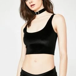 The Sugarpuss Collection See Ya At The Festie! Plush Velvet Low Rise Cheeky Bottoms In Black