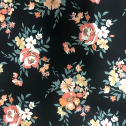 The Sugarpuss Collection Costumes Retro Catsuit With Open Back: Vintage Floral