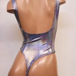 The Sugarpuss Collection Hologram One Piece Suspender Suit With Thongback In Silver See Ya At The Festie! 5 The Sugarpuss Collection Hologram One Piece Suspender Suit With Thongback In Silver See Ya At The Festie!