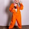 Leg Avenue Costumes Orange Prison Jumpsuit Costume