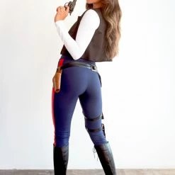 The Sugarpuss Collection Costumes Space Rebel Costume Set With Top, Vest, And Pants