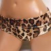The Sugarpuss Collection Plush Velvet Low Rise Cheeky Bottoms In Leopard Jungle Fever