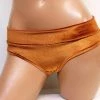 The Sugarpuss Collection Plush Velvet Low Rise Cheeky Bottoms In Caramel See Ya At The Festie!
