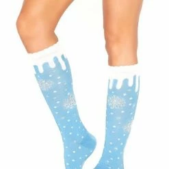 Leg Avenue Sock Obsession Snowflake Knee High Socks