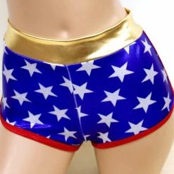 The Sugarpuss Collection Star Superheroine Highwaist Rollergirl Shorts Rollergirls And Disco Babes
