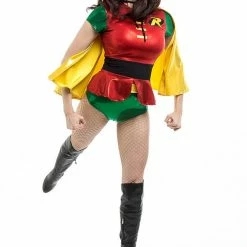 The Sugarpuss Collection Sidekick Costume Set With Peplum Top, Highwaist Bottoms And Cape