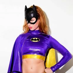 The Sugarpuss Collection Purple Bat Hero Costume Set With Long Sleeve Top And Highwaist Bottoms Costumes 10 The Sugarpuss Collection Purple Bat Hero Costume Set With Long Sleeve Top And Highwaist Bottoms Costumes