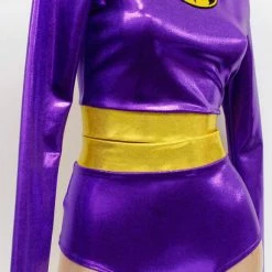 The Sugarpuss Collection Purple Bat Hero Costume Set With Long Sleeve Top And Highwaist Bottoms Costumes 12 The Sugarpuss Collection Purple Bat Hero Costume Set With Long Sleeve Top And Highwaist Bottoms Costumes