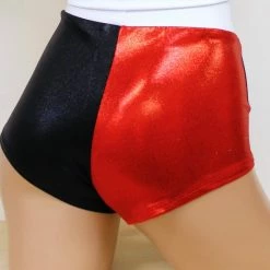 The Sugarpuss Collection Costumes Harlequin Black And Red Cheeky Shorts 13 The Sugarpuss Collection Costumes Harlequin Black And Red Cheeky Shorts