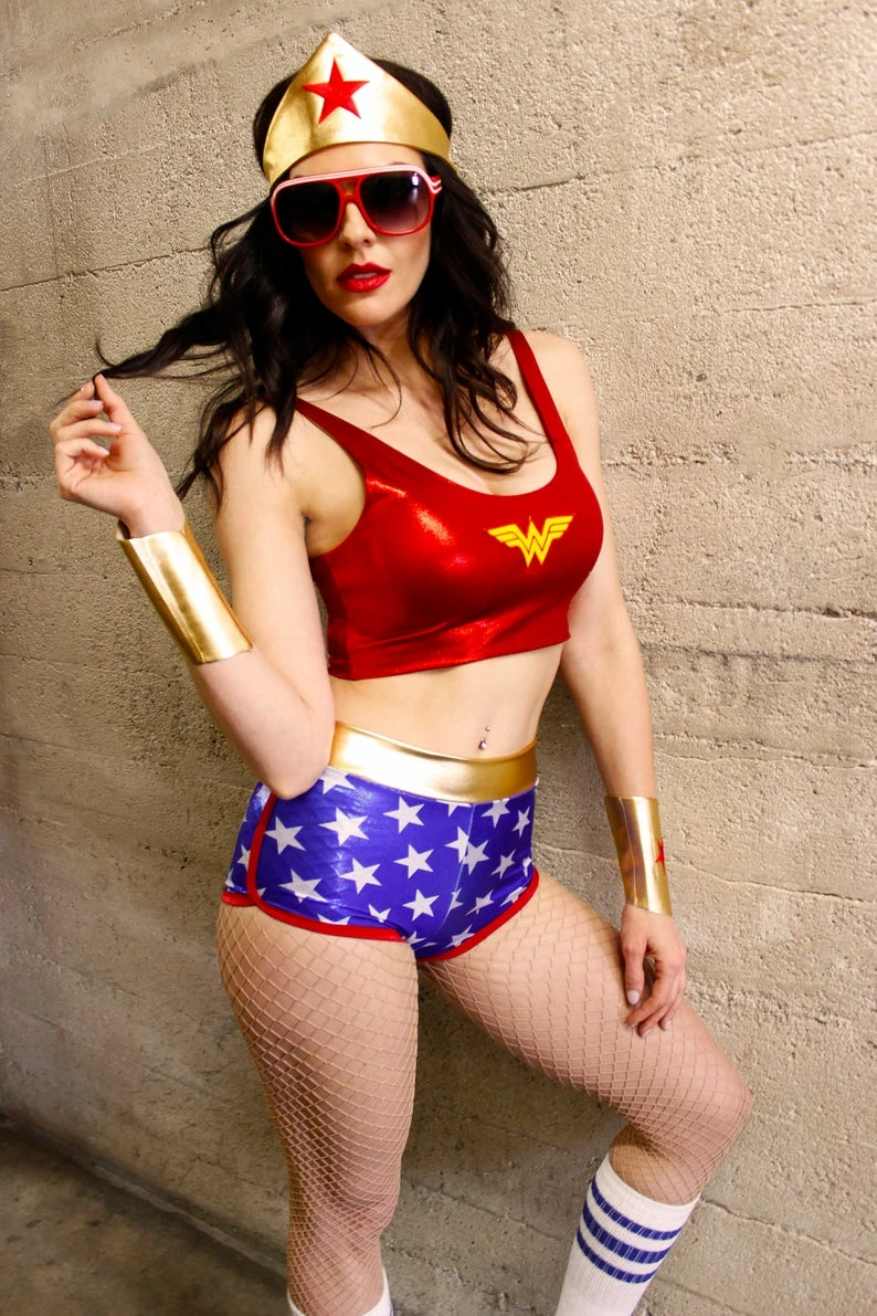 The Sugarpuss Collection Rollergirls And Disco Babes Star Superheroine Rollergirl Costume Set 4 The Sugarpuss Collection Rollergirls And Disco Babes Star Superheroine Rollergirl Costume Set