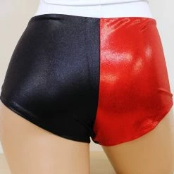 The Sugarpuss Collection Costumes Harlequin Black And Red Cheeky Shorts 14 The Sugarpuss Collection Costumes Harlequin Black And Red Cheeky Shorts