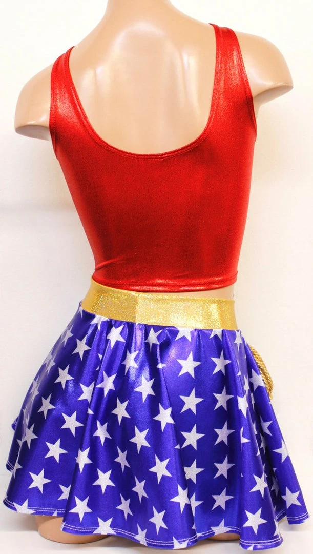 The Sugarpuss Collection Star Superheroine Circle Skirt 5 The Sugarpuss Collection Star Superheroine Circle Skirt