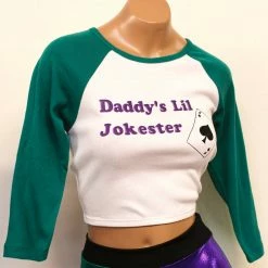 The Sugarpuss Collection Daddy's Lil Jokester Crop Top
