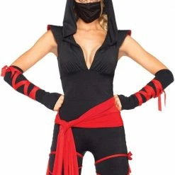 Leg Avenue Deadly Ninja Catsuit Costume Set Costumes