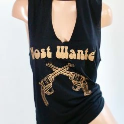 The Sugarpuss Collection Most Wanted Tank In Black Sugarpuss Classic Tees
