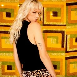 The Sugarpuss Collection Most Wanted Tank In Black Sugarpuss Classic Tees