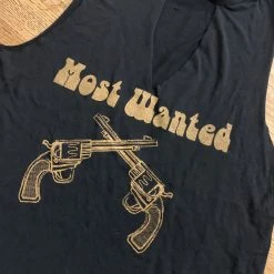 The Sugarpuss Collection Most Wanted Tank In Black Sugarpuss Classic Tees