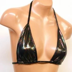 The Sugarpuss Collection Oil Slick Triangle Bikini Top