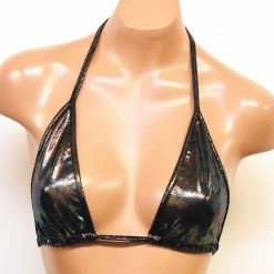 The Sugarpuss Collection Oil Slick Triangle Bikini Top