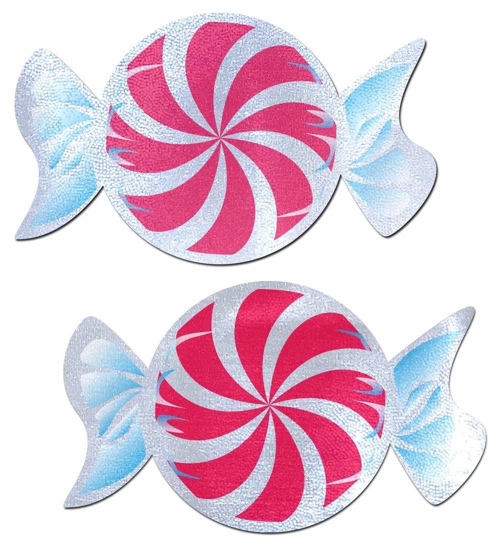 Christmas Peppermint Swirl Pasties By Pastease® Sheer, Mesh And Fishnet 1 Christmas Peppermint Swirl Pasties By Pastease® Sheer, Mesh And Fishnet