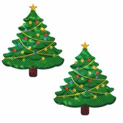 Christmas Tree Pasties By Pastease® Sheer, Mesh And Fishnet