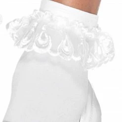Leg Avenue Sock Obsession Ruffle Anklet Socks In White