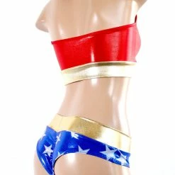 The Sugarpuss Collection Star Superheroine Ring Top Costume Set With Lowrise Bottoms Costumes