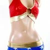 The Sugarpuss Collection Star Superheroine Ring Top Costume Set With Lowrise Bottoms Costumes