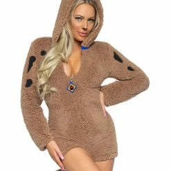 The Sugarpuss Collection Sales Shop 13 Leg Avenue Costumes Mystery Pup Fuzzy Onepiece Suit