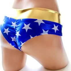 The Sugarpuss Collection Costumes Star Superheroine Crop Tank Set With Lowrise Cheeky Shorts 13 The Sugarpuss Collection Costumes Star Superheroine Crop Tank Set With Lowrise Cheeky Shorts