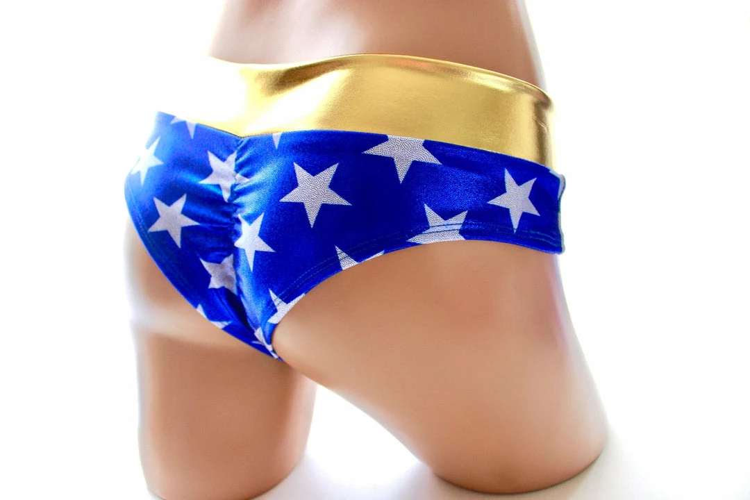 The Sugarpuss Collection Costumes Star Superheroine Crop Tank Set With Lowrise Cheeky Shorts 7 The Sugarpuss Collection Costumes Star Superheroine Crop Tank Set With Lowrise Cheeky Shorts