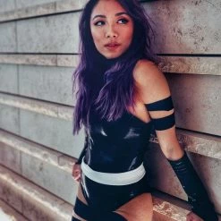 The Sugarpuss Collection Telekinetic Assassin Costume Set In Black