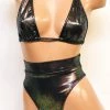 The Sugarpuss Collection Oil Slick Highcut Triangle Bikini