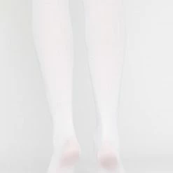Leg Avenue Opaque Knee High Stockings In White Sock Obsession