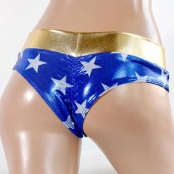 The Sugarpuss Collection Costumes Star Superheroine Low Rise Cheeky Bottoms