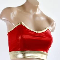 The Sugarpuss Collection Costumes Star Superheroine Bustier Tube Top And Pin Up Briefs Set